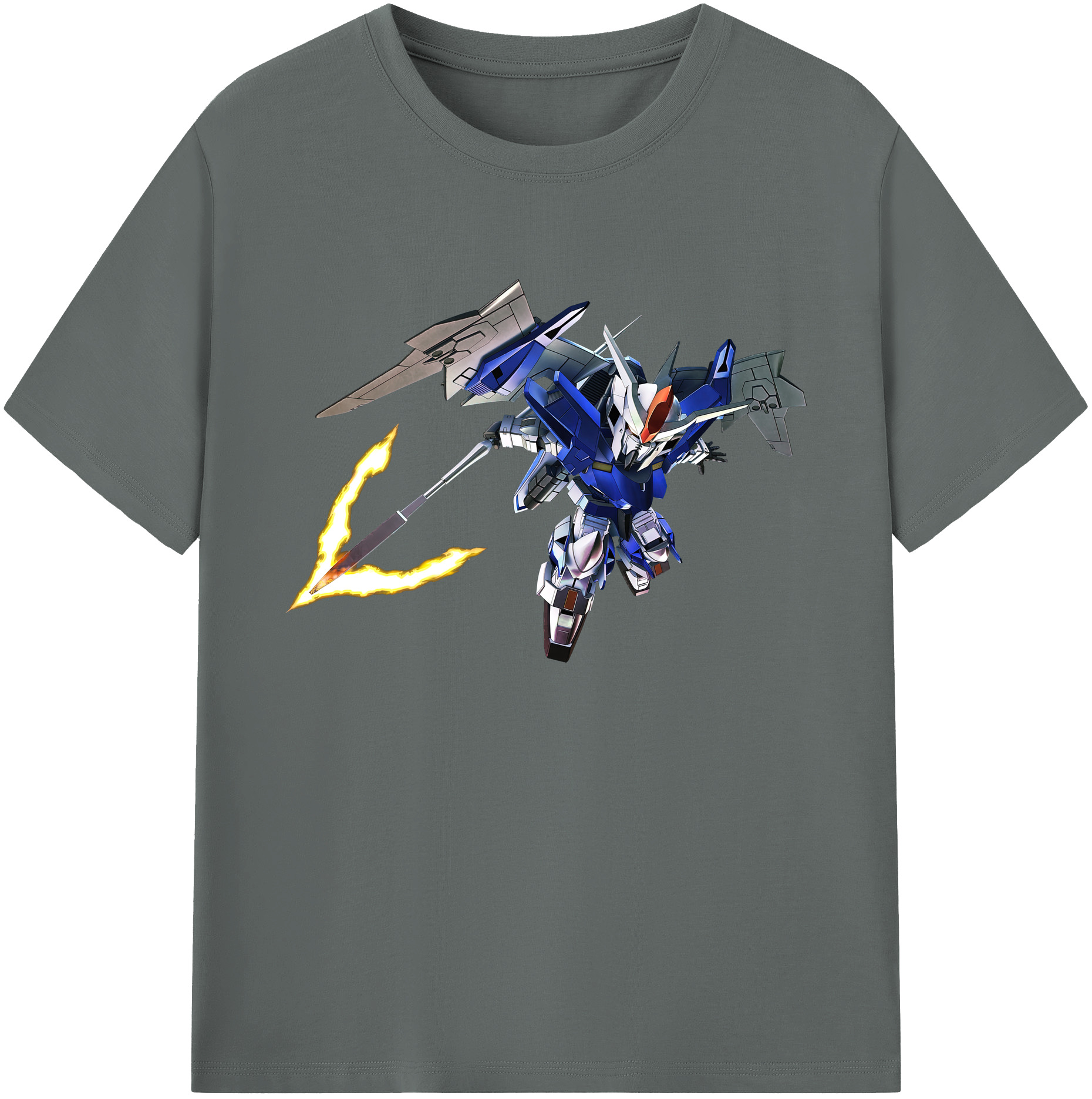 （画像用） 機動戦士ガンダム Mobile Suit Gundam 綿100％ メンズ半袖Tシャツ｜肌触りやわらか＆通気性